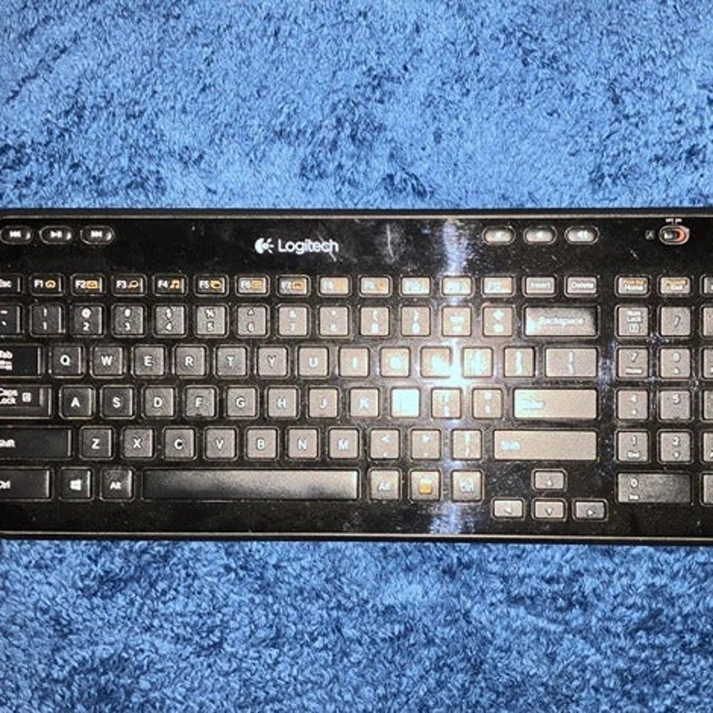 Logitech K360 Compact and Thin Wireless Keyboard for Windows PC 920-004088 Black